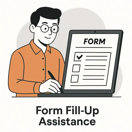 ONLINE FORM FILLUP ASSISTANCE
